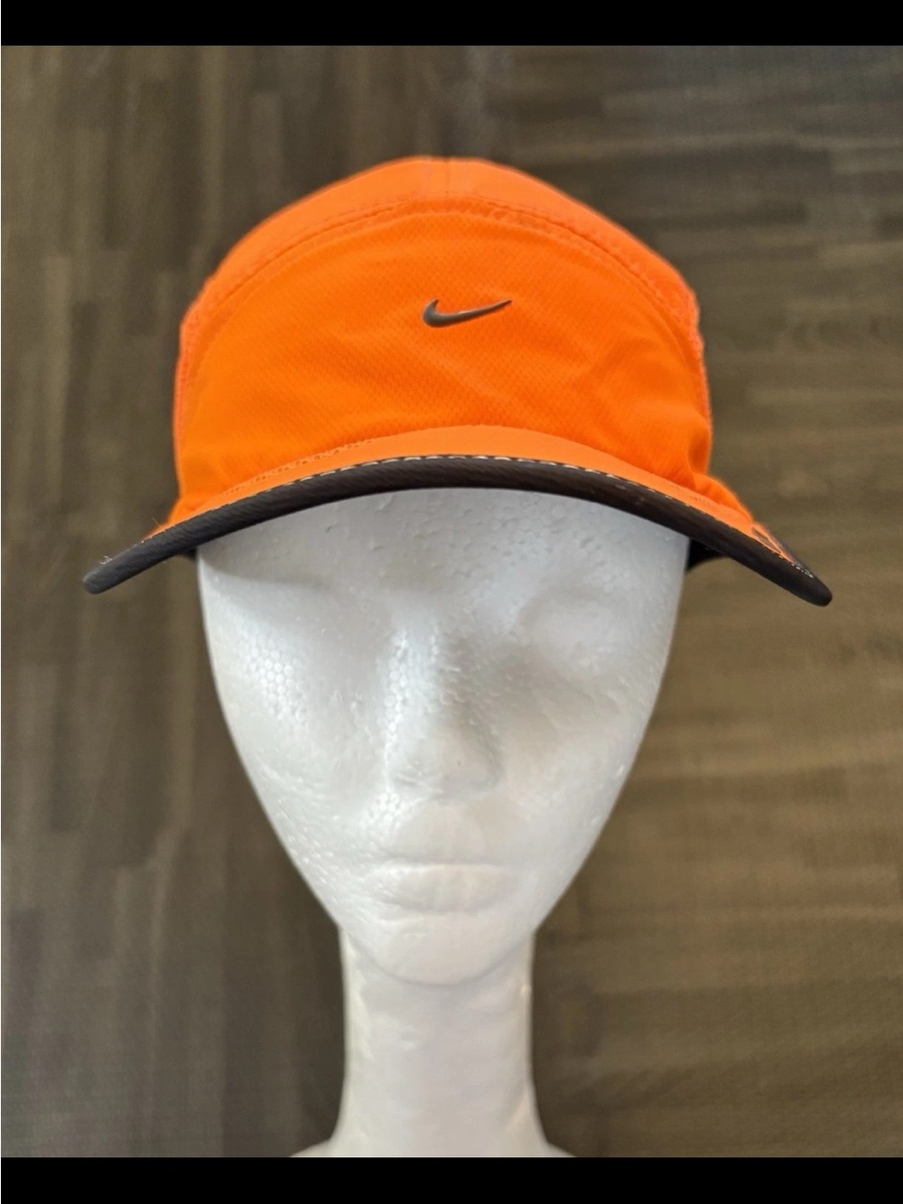 Nike FIT 5-Panel Daybreak Dri-Fit Running Mesh Cap Hat Coral Orange Adult OS
